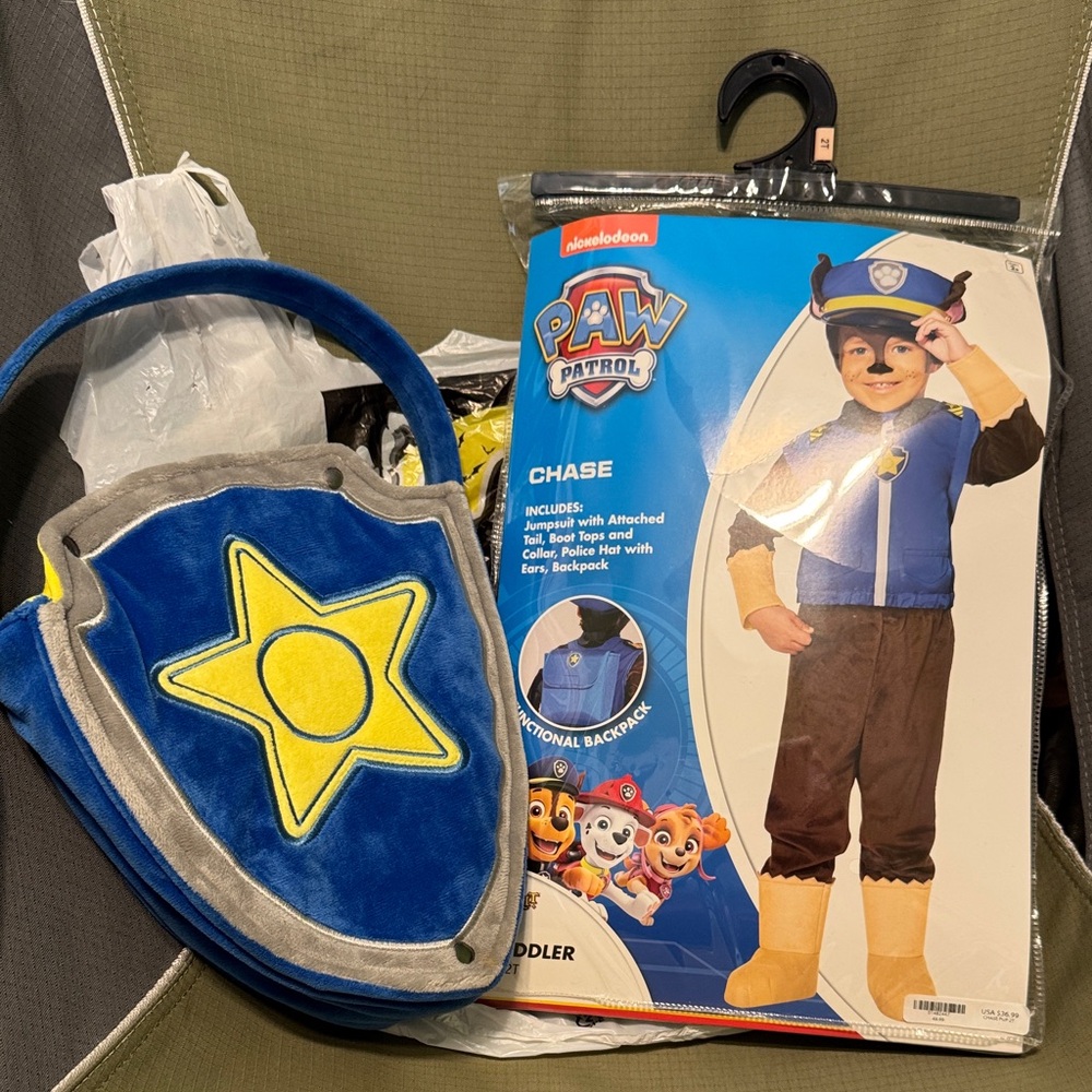 Nickelodeon Paw Patrol Chase Costume - Blue and Yellow
